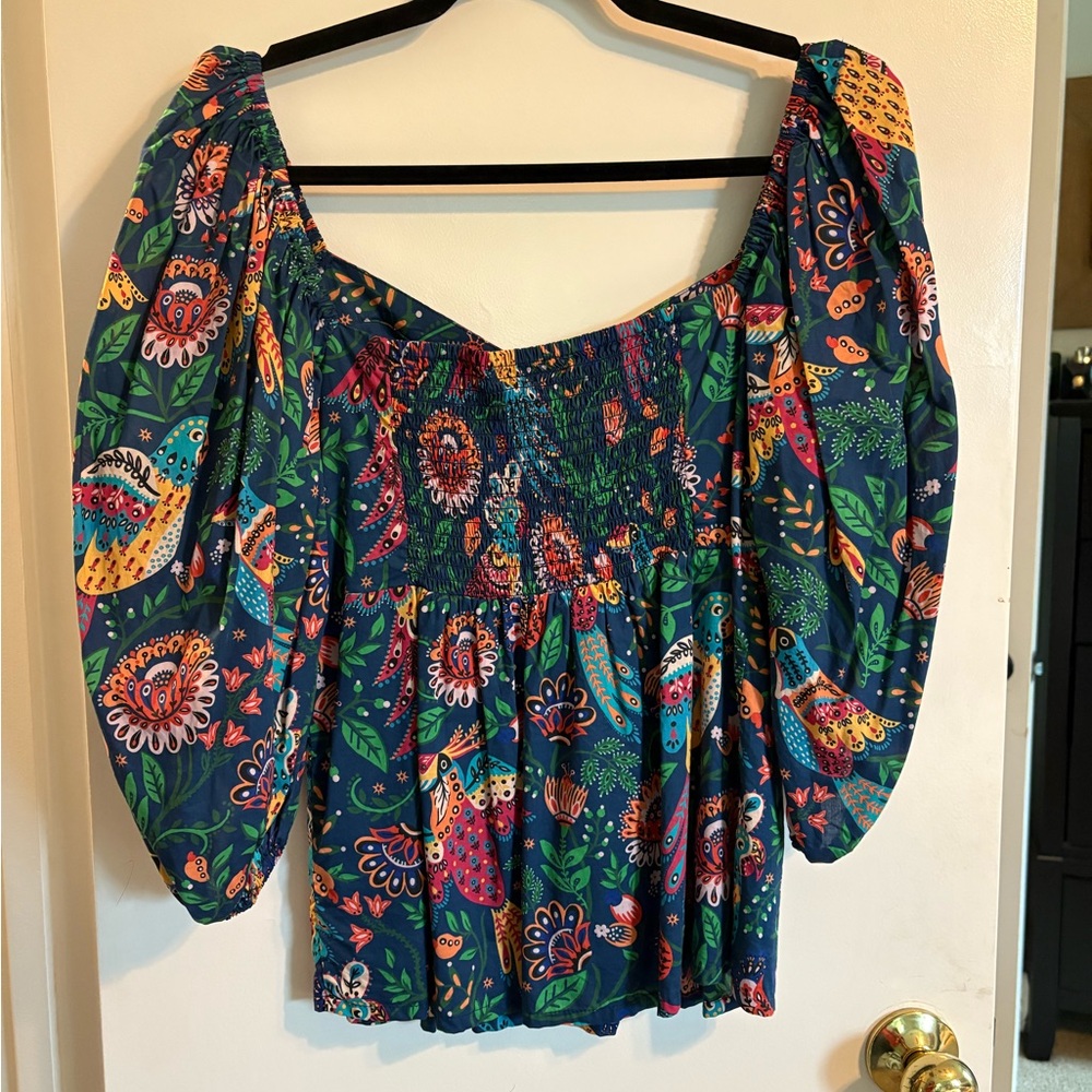 Farm Rio - Tropical Birds blouse - Picture 3 of 3